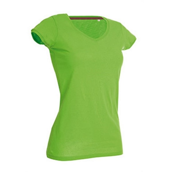 Stedman Dam/Dam Megan V-ringad T-shirt S Grön blixt Green Flash S