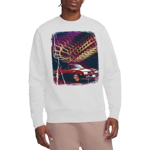 Pontiac Unisex Vuxen Firebird 77 Sweatshirt M Vit White M