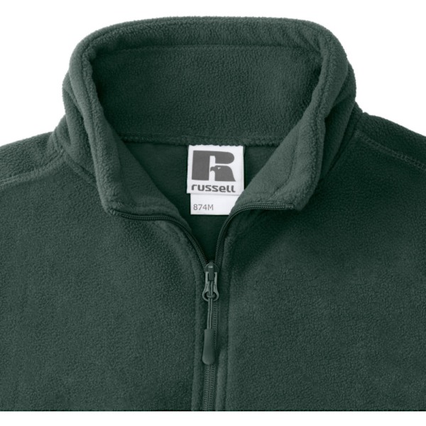 Russell Herr 1/4 Zip Outdoor Fleece Top L Flaskegrön Bottle Green L