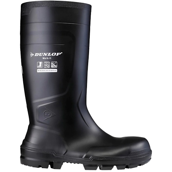 Dunlop Unisex Vuxen Säkerhets Wellington Stövlar 10.5 UK Svart Black 10.5 UK