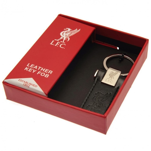 Liverpool FC Lädernyckelring One Size Svart Black One Size
