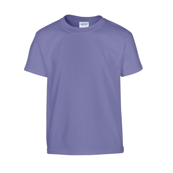 Gildan T-shirt i Tjock Bomull för Barn/Ungdomar XS Lila Violet XS