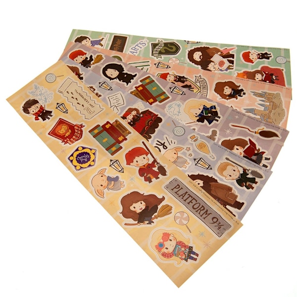 Harry Potter Klistermärken (50-pack) One Size Flerfärgad Multicoloured One Size