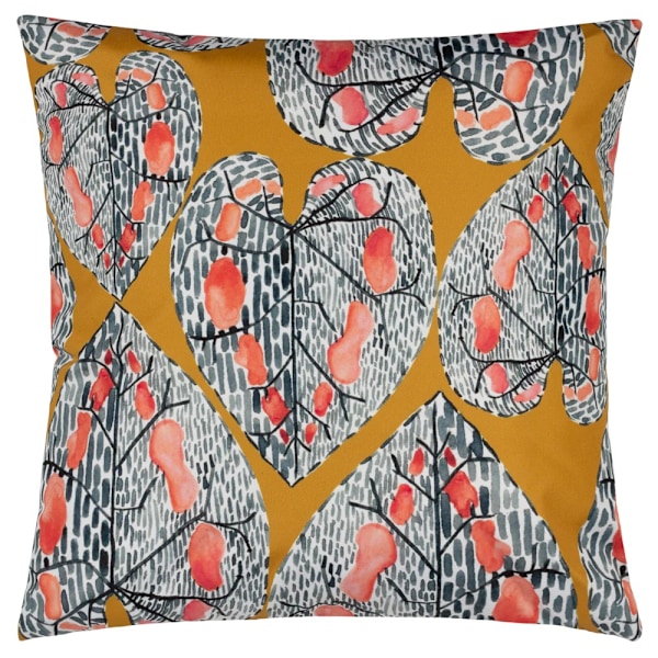 Wylder Ebon Wilds Mahari Utomhuskuddfodral 43cm x 43cm Saffran Saffron 43cm x 43cm