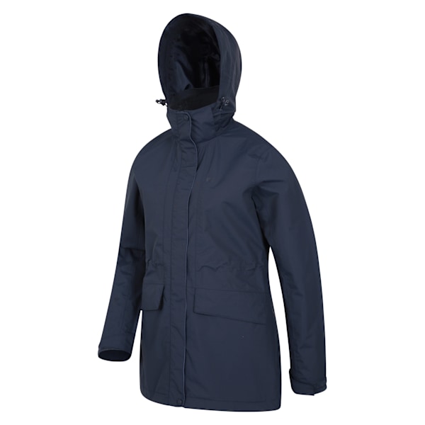 Mountain Warehouse Dam/Damer Glacial Extreme Vattentät Jacka Dark Blue 8 UK