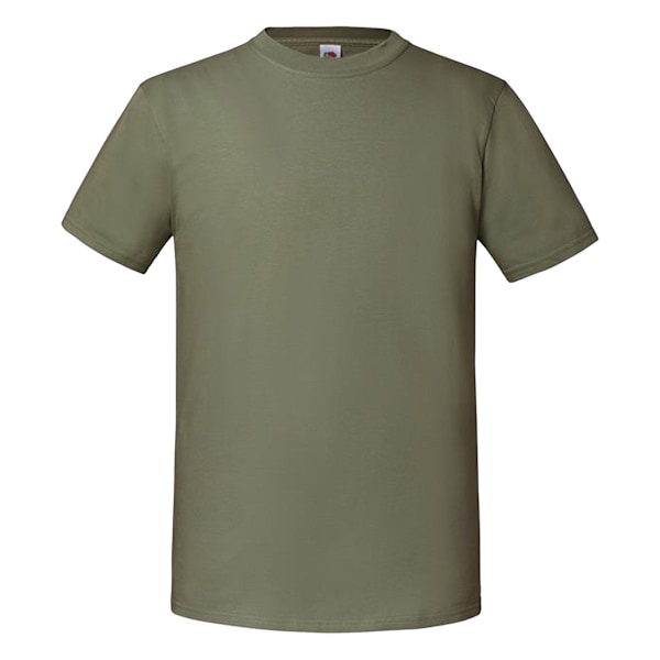 Fruit Of The Loom Herr Iconic 195 Ringspun Premium T-shirt 2XL U Classic Olive 2XL UK
