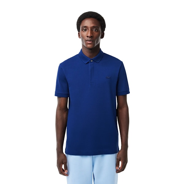 Lacoste Herr Paris Stretch Regular Pikétröja S Blå Blue S