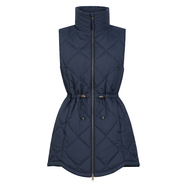Mountain Warehouse Dam/Dam Rye Quiltad Lång Väst Navy 16 UK
