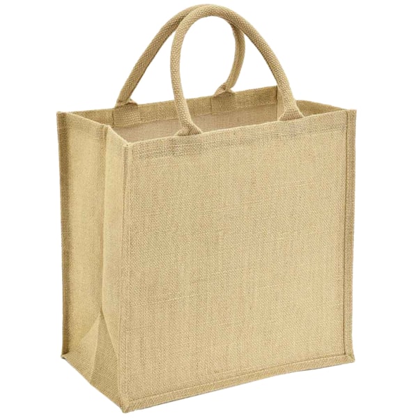 Brand Lab Laminat Jute Tote Bag One Size Naturlig Natural One Size