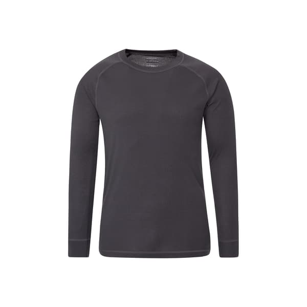 Mountain Warehouse Talus Baslager Tröja för Män (2-pack) M Grå Charcoal M