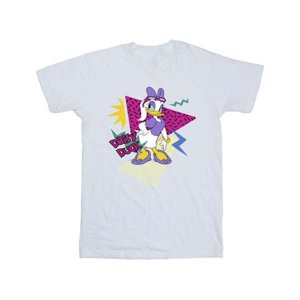 Disney Girls Daisy Duck Cool Cotton T-Shirt 7-8 år Vit White 7-8 Years