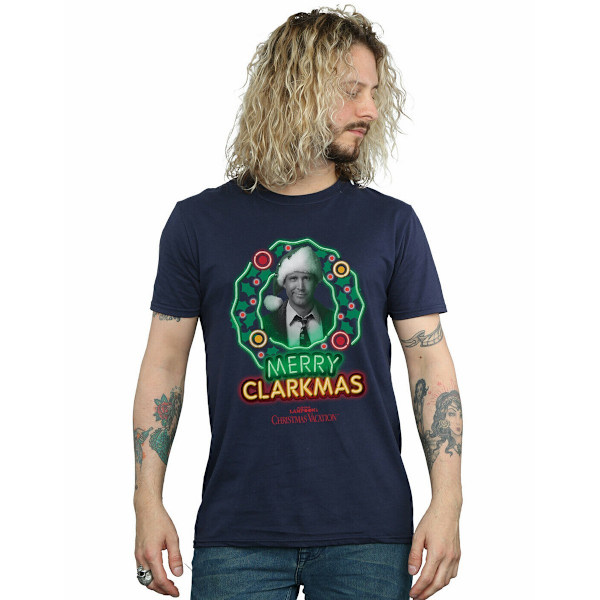 National Lampoon's Christmas Vacation Herr Merry Clarkmas Clark Navy Blue 3XL