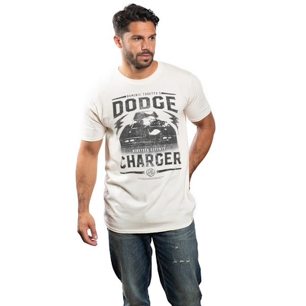 Snabb & Furious Herr Dodge Charger T-shirt XL Naturlig Natural XL