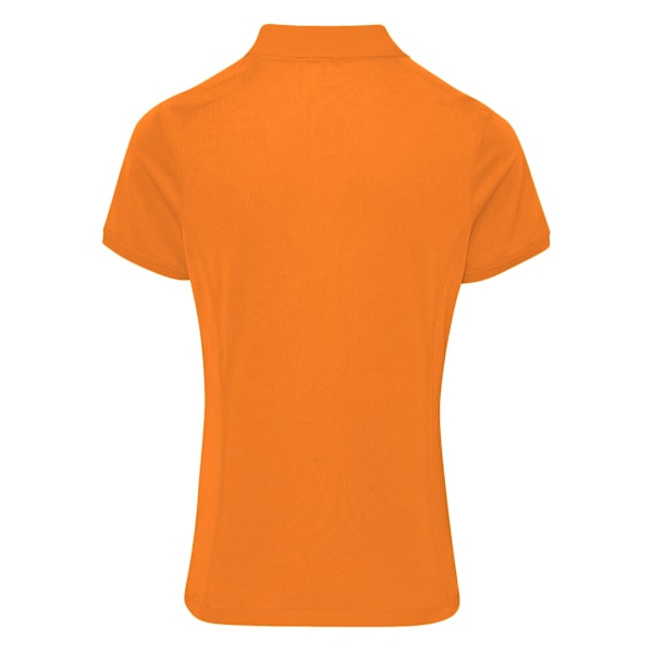 Premier Dam/Dam Coolchecker Kortärmad Pique Polo T-shirt Neon Orange XL