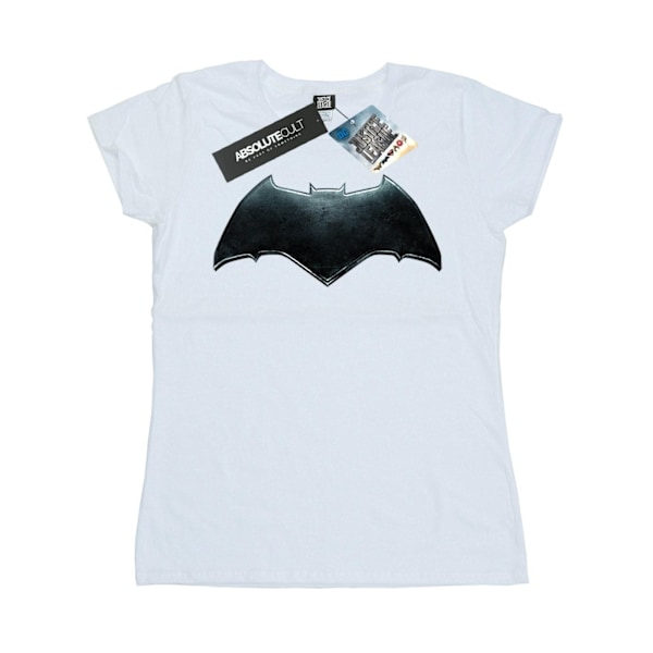 DC Comics Dam/Kvinnor Justice League Film Batman Emblem Bomull White S