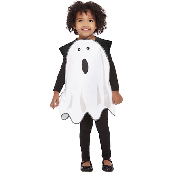 Smiffys Barn/Barn Spökkostym 1-2 År Vit White 1-2 Years