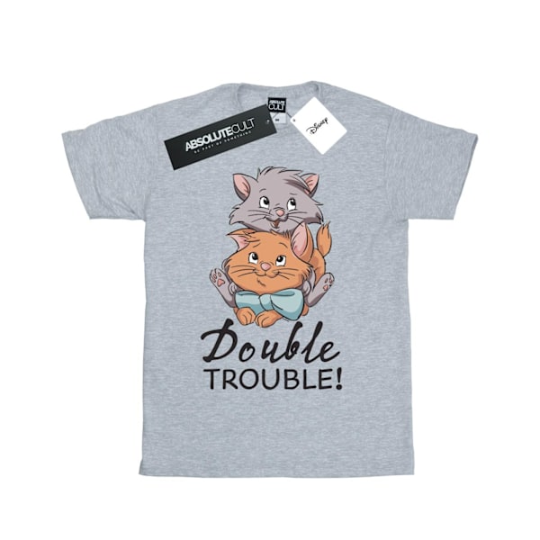 Disney Girls The Aristocats Double Trouble Bomull T-shirt 9-11 Sports Grey 9-11 Years