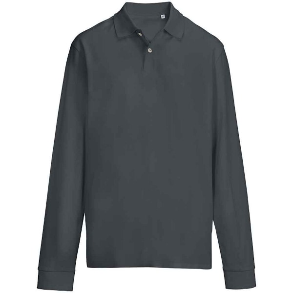 SOLS Unisex Vuxen Piké Långärmad Pikétröja M Musgrå Mouse Grey M