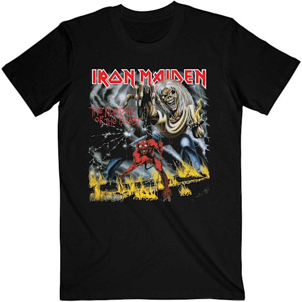 Iron Maiden Unisex Vuxen Number Of The Beast T-Shirt M Svart Black M