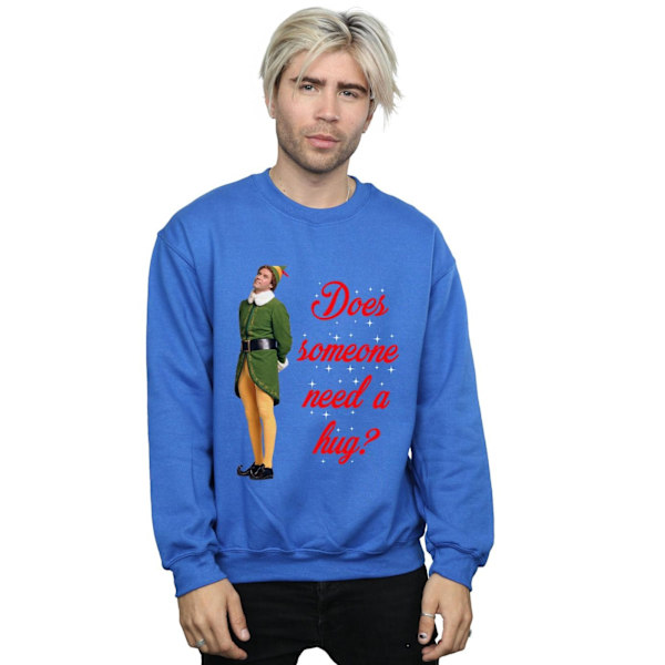 Elf Herr Hug Buddy Sweatshirt M Royal Blue Royal Blue M