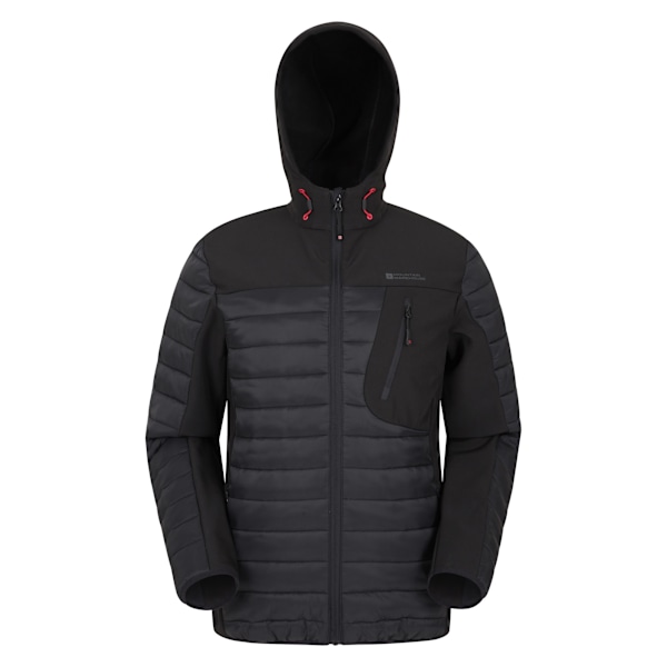 Mountain Warehouse Mens Turbine II Padded Soft Shell Jacket XXS Black XXS