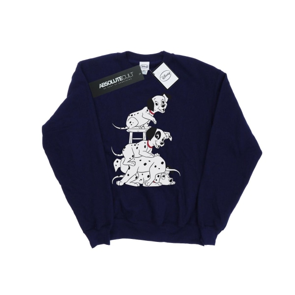 Disney Mens 101 Dalmatiner Stol Sweatshirt 3XL Marinblå Navy Blue 3XL