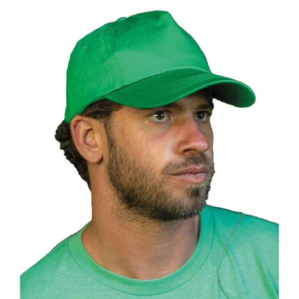 Result Boston 5 Panel Baseball Cap One Size Apple Green Apple Green One Size