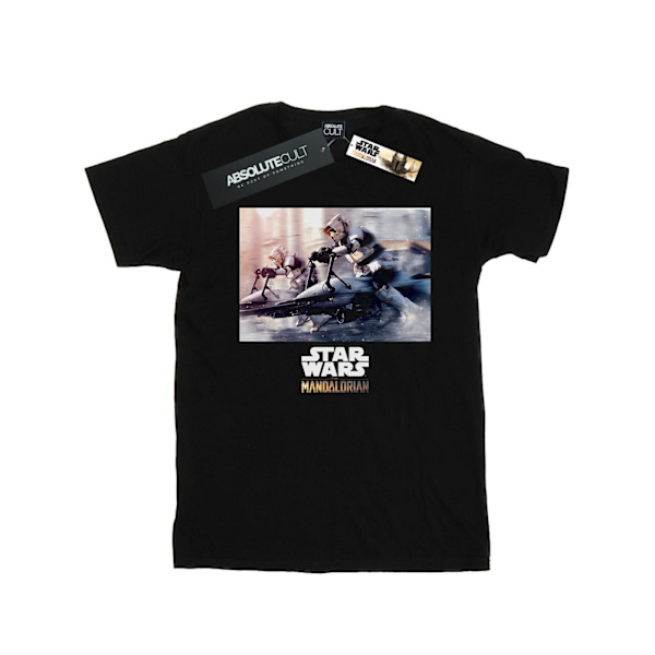 Star Wars Boys The Mandalorian Scout Troopers T-shirt 5-6 år Black 5-6 Years