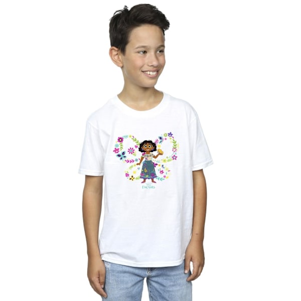 Disney Boys Encanto Mirabel Butterfly T-Shirt 12-13 år Vit White 12-13 Years