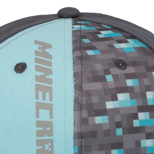 Minecraft Barn/Barn Snapback Cap M-L Svart/Blå Black/Blue M-L