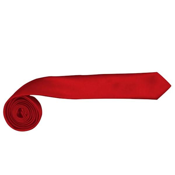Premier Tie - Herr Slim Retro Work Tie (2-pack) One Size Röd Red One Size