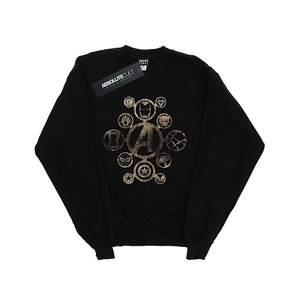 Marvel Boys Avengers Infinity War Icons Sweatshirt 5-6 år Blå Black 5-6 Years