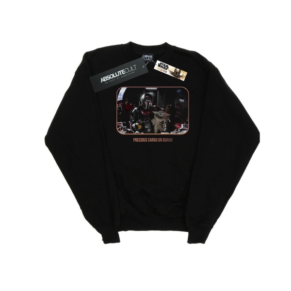 Star Wars Mens The Mandalorian Precious Cargo Sweatshirt L Blac Black L