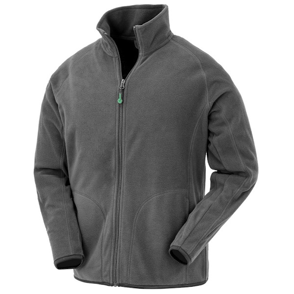 Result Äkta Återvunnen Herr Fleece Jacka 4XL Grå Grey 4XL