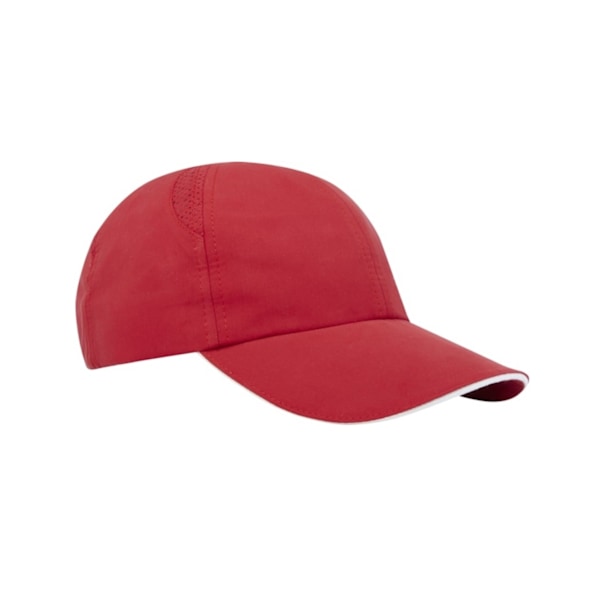 Elevate NXT Morion Recycled 6 Panel Cool Baseball Cap One Size Red One Size