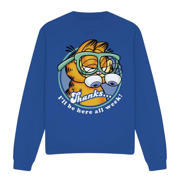 Garfield Unisex Vuxen Tröja M Kungsblå Royal Blue M