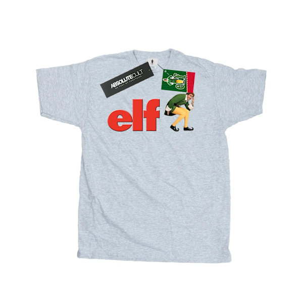 Elf Herr Crouching Logo T-Shirt M Sports Grey Sports Grey M