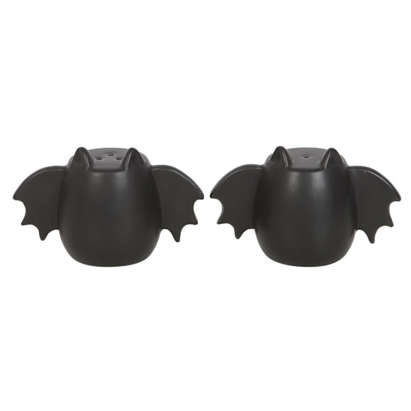Something Different Dark Lair Bat Wings Salt And Pepper Shakers Black One Size