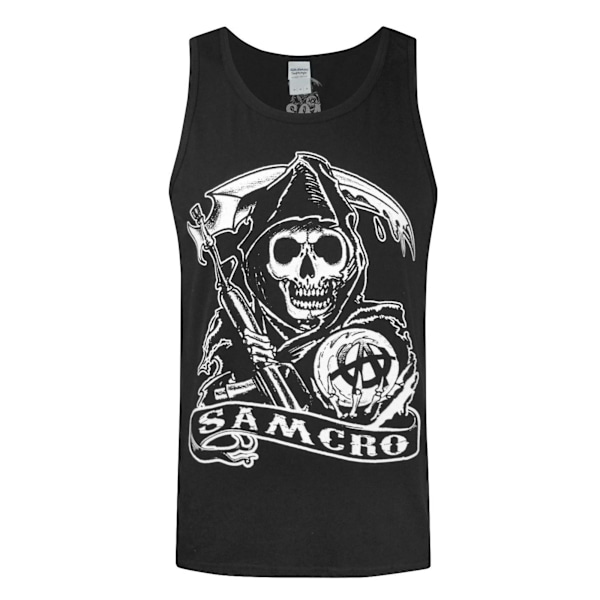 Sons Of Anarchy Herr Samcro Väst S Svart Black S
