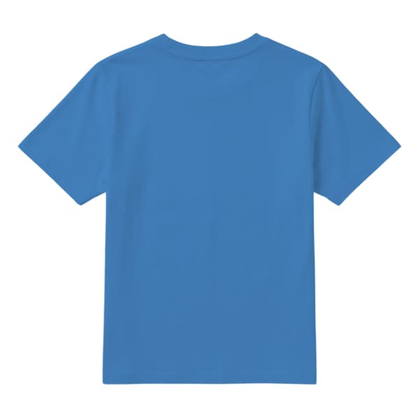 B&C Barn-T-shirt 9-11 år Azurblå Azure 9-11 Years