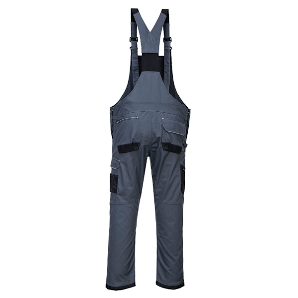 Portwest Herr PW3 Arbetsbyxa Och Haklapp Overall M Zoom Grå/Svart Zoom Grey/Black M