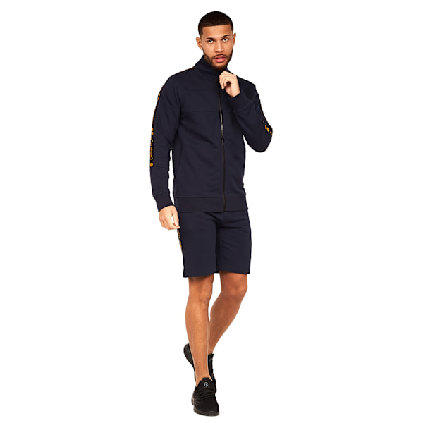 Crosshatch Mens Trackside Full Zip Jacket XL Marinblå Navy XL