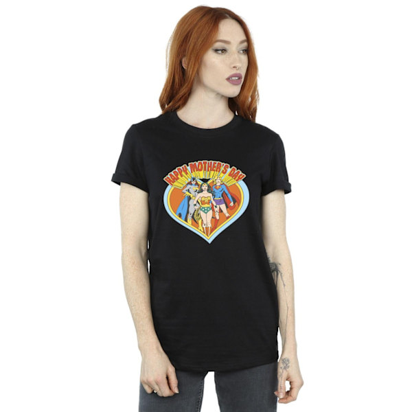 DC Comics Dam/Kvinnor Wonder Woman Mors Dag Bomull Pojkvän Black XXL