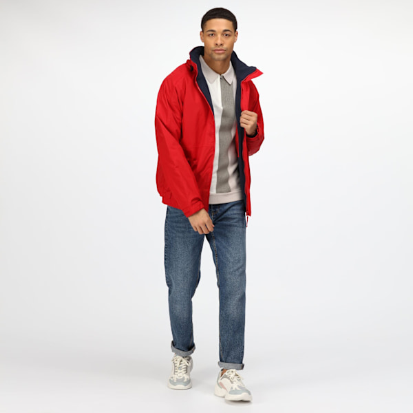 Regatta Dover Vattentät Vindtät Jacka XL Klassisk Röd/Marin Classic Red/Navy XL