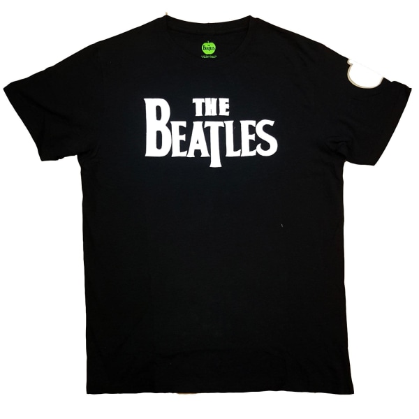 The Beatles Unisex Adult Drop T Logo T-shirt XXL Svart Black XXL