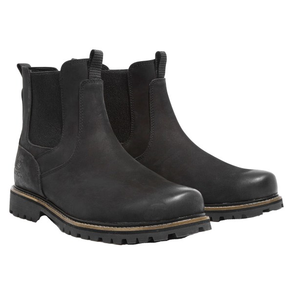 TOG24 Herr Highway Läder Chelsea Boots 8 UK Svart Black 8 UK