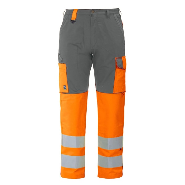 Projob Arbetsbyxor för Män, Hög Synlighet, Cargo, 36T Orange/Grå Orange/Grey 36T