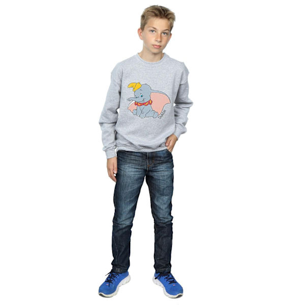 Dumbo Boys Classic Cotton Sweatshirt 9-11 år Sports Grey Sports Grey 9-11 Years