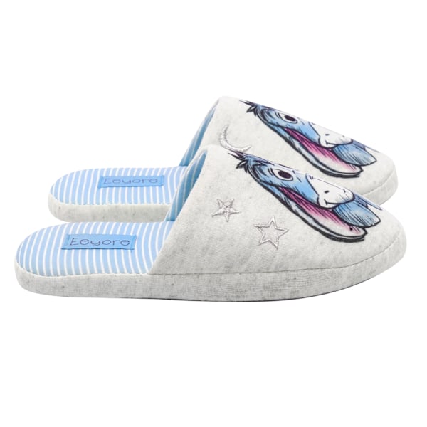 Winnie the Pooh Dam/Dam Eeyore Tofflor 8 UK Blå/Vit/G Blue/White/Grey 8 UK