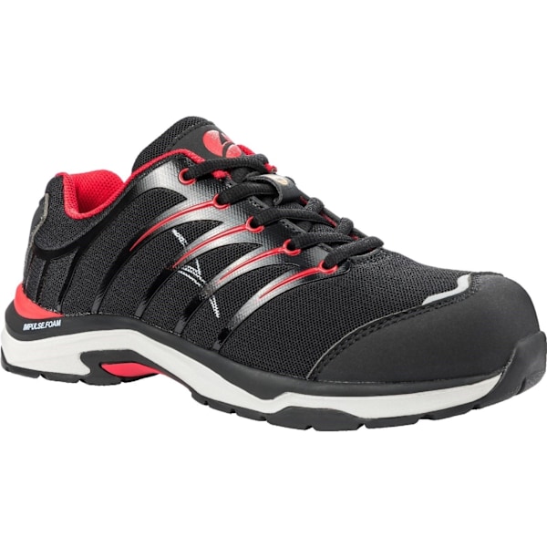 Albatros Twist Low Lace Up Säkerhetssko 5 UK Svart/Röd Black/Red 5 UK